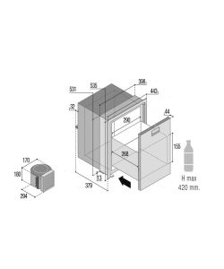 Frigo Vf Dw35Rfx A Cassetto