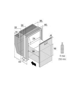 Frigo Vf Dw90Rfx A Cassetto