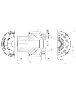 Giunto Elastico Vetus Combiflex D25Mm