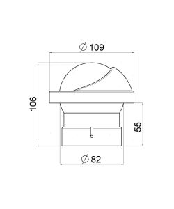 Bussola Rv Artica Ba1 Front Nera