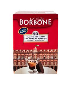 Caffè Borbone Capsule Miscela Nobile 50 unità Compatibili A Modo Mio Caffè Aromatico Italiano