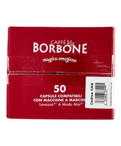 Caffè Borbone Capsule Miscela Nobile 50 unità Compatibili A Modo Mio Caffè Aromatico Italiano