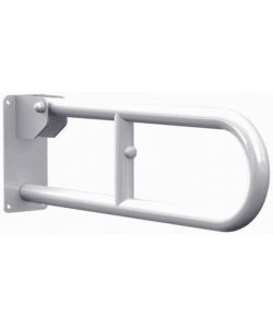 Maniglione di Supporto Pieghevole Bianco 60 cm per Doccia