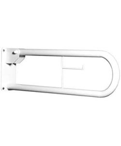 K Design Barra ribaltabile bianca 80 cm in acciaio laccato a muro