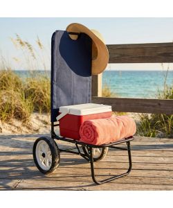 Carrello Pieghevole Sirio - Grigio - 45x50x103 cm