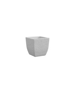 Vaso Lithos 40 Bianco Pietra 41,3 x 41,3 x 40,4 cm