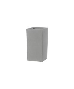 Vaso Schio Cubo Alto 80 Smoke 40 x 40 x 80 cm