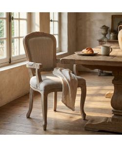 Cosma Poltrona Romy Grigia in Tessuto con Braccioli 57x57x90 cm