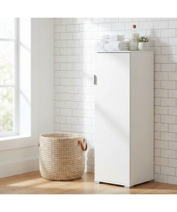 Cosma Portascope Bianco Armadio 40x33x151 cm Legno Truciolare