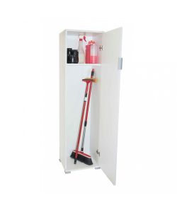 Cosma Portascope Bianco Armadio 40x33x151 cm Legno Truciolare