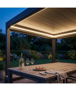 Cosma LED per Pergola Bioclimatica 3x4 Multicolor con Telecomando