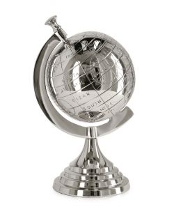 Mappamondo Adventure Decorativo in Metallo 28,5 cm - Arredo Casa