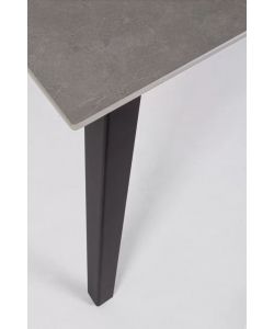 Bizzotto Tavolo Arjeta Effetto Marmo Nero Elegante 140x80x76 cm