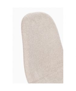 Bizzotto Sedia New Irelia Imbottita Beige e Gambe Tortora 44x53xH84 cm