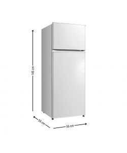 Daya Frigorifero Bianco Doppia Porta con Congelatore 55x55x145cm 204L