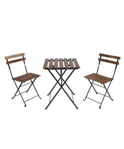 Set Tavolino e due sedie da Giardino modello Bistrot