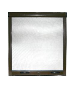 Your Self Zanzariera Marrone a Rullo Easy-Up per Finestra 100x170 cm