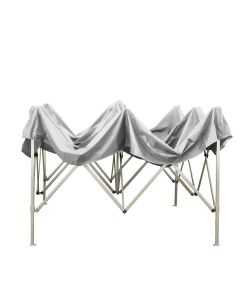 Gazebo richiudibile pieghevole 3 X 2 Bianco ricoperto in PVC impermeabile