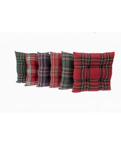 Cuscino sedia tartan vari colori