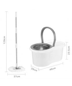 Spin Mop Easy Verde 5L: Mop in Microfibra per Pulizia Efficace