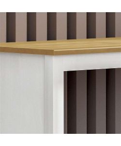 Domo Mea Scrivania Topazio Bianca con Cassetti - 110x45x76 cm