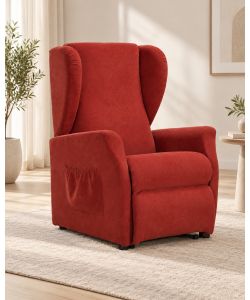 Domo Mea Poltrona Viki Reclinabile Rossa - Funzione Lift e Relax