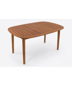 Domo Mea Tavolo Estensibile Ischia Acacia Oliato 180-240 cm Giardino