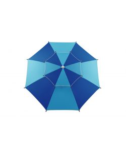Dr. C. Ombrellone da Spiaggia Antivento 240 cm Blu Navy-Light Blue