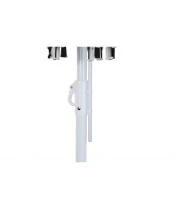 Dr. C. Ombrellone da Spiaggia Antivento 240 cm Blu Navy-Light Blue