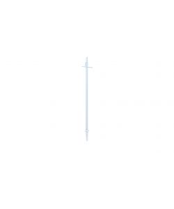 Dr. C Tubo Inferiore Alluminio D.32mm con Trivella per Ombrelloni da spiaggia