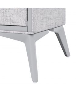 Domo Mea Cassettiera Moderna Grigio Chiaro - 6 Cassetti, Design Versatile