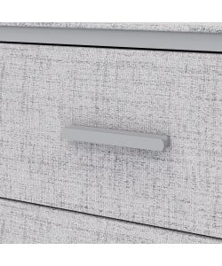 Domo Mea Cassettiera Moderna Grigio Chiaro - 6 Cassetti, Design Versatile