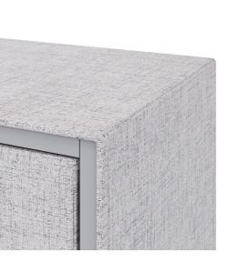 Domo Mea Cassettiera Moderna Grigio Chiaro - 6 Cassetti, Design Versatile