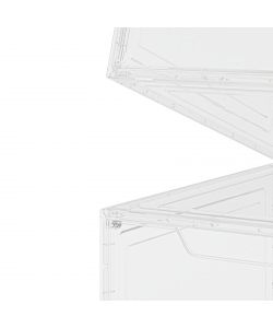 Domo Mea Set 2 Portascarpe 34x25x18,4 cm - Scarpiera Trasparente