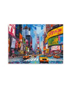 Domo Mea Dipinto Decorativo Su Tela - New York - 70 x 50 cm