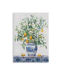 Domo Mea Dipinto Decorativo su Tela - Limoni - 50 x 70 cm
