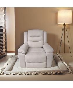Domo Mea Poltrona Comfort Reclinabile Greige 98x95x103 cm Tessuto Idrorepellente