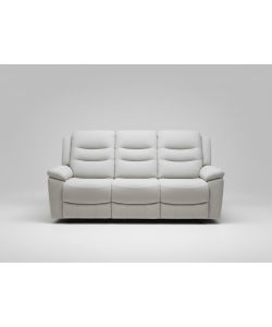 Domo Mea Divano Comfort Reclinabile 3 Posti Greige 205x95x103 cm