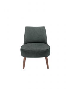 Domo Mea Poltroncina Luna Grigia 57x70x74 cm - Seduta Imbottita Interna