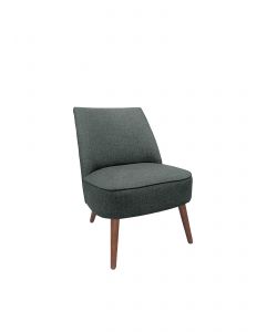 Domo Mea Poltroncina Luna Grigia 57x70x74 cm - Seduta Imbottita Interna