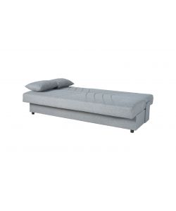 Domo Mea Divano Letto Fiji 3 Posti Grigio Chiaro 180x78 cm - Design Moderno