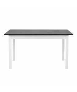 Domo Mea Tavolo da Pranzo Allungabile Antracite e Bianco 118x74xH73cm