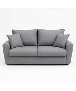 Domo Mea Divano Letto Puglia Grigio 3 Posti - 198x103x100 cm