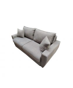 Domo Mea Divano Letto Puglia Grigio 3 Posti - 198x103x100 cm