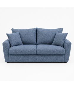 Domo Mea Divano Letto 3 Posti Denim Salvaspazio 198 x 103 x 100 h cm
