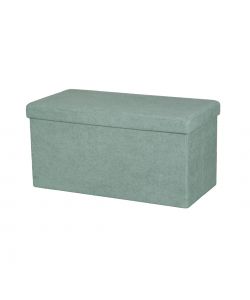 Domo Mea Pouf Contenitore Pieghevole - Verde Salvia - 76x38x38 cm