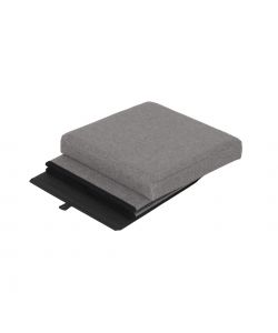 Domo Mea Pouf Contenitore Pieghevole - Grigio Scuro - 38x38x38 cm