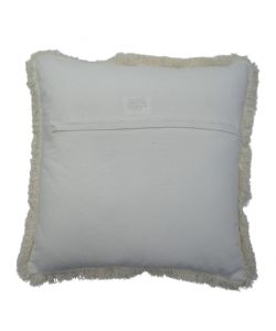 Domo Mea Cuscino decorativo beige 45x45 cm conchiglie e frange