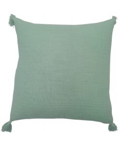 Domo Mea Cuscino Verde 45x45 cm in Cotone per Arredo Interno ed Esterno