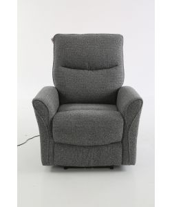 Lily Poltrona Relax Elettrica Grigia con Vibromassaggio 89x99 cm